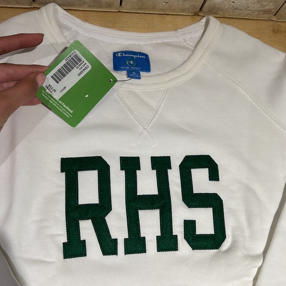 White RHS Champion Sweater - Picture 3 of 4